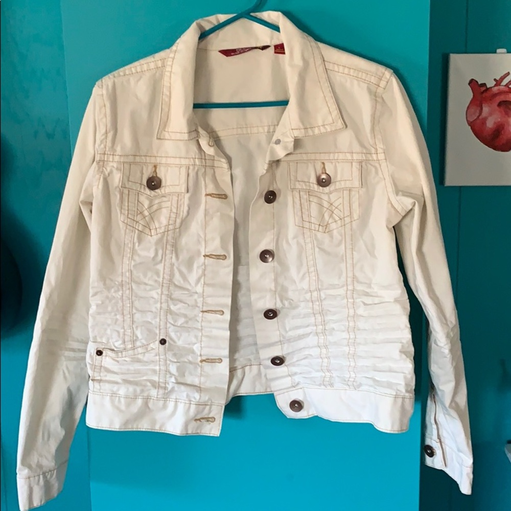 SO White Jean Jacket